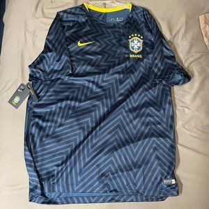 Nike Brazil 2018/19 Pre-Match Jersey NWT XXL Slim Fit 893353-454